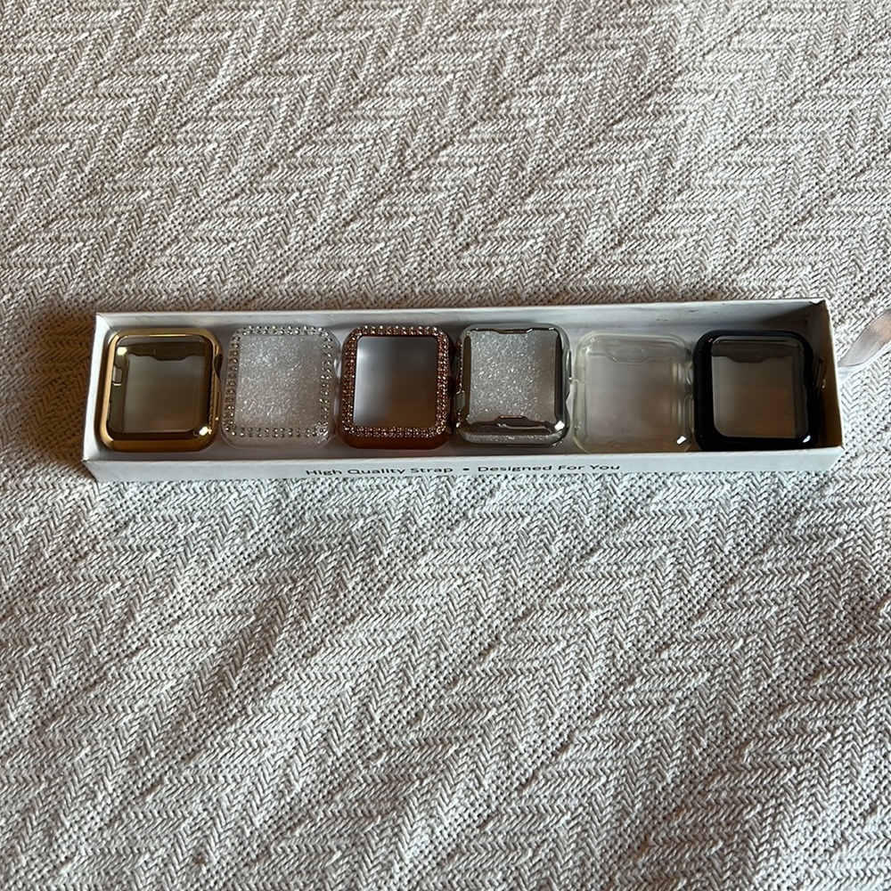 Apple Watch face protectors covers set